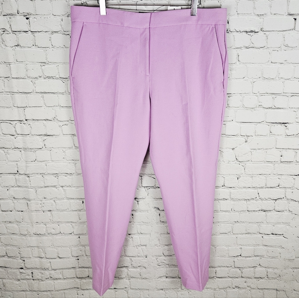 FRENCH CONNECTION | Sundae Suiting pastel cropped tailored trouser pants